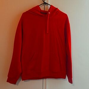 Mens red hoodie